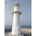 GFRP lighthouse tower beacon with solar powered led lantern for sale